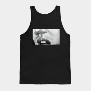 drawing insecurities mustache body positivity Tank Top